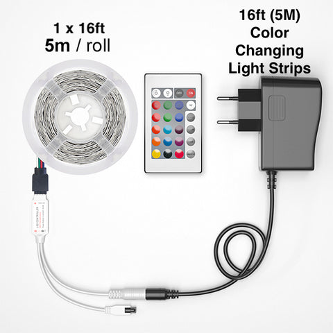 16ft color changing light strips