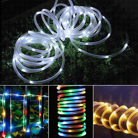 solar garden path rope lights