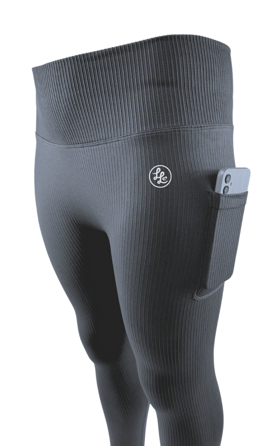 Charcoal Solid Seamless Leggings