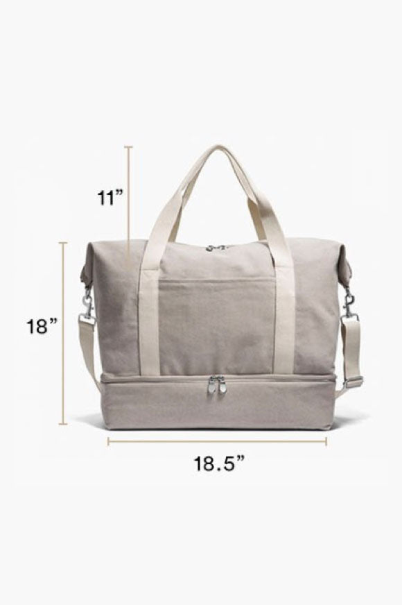 Catalina Deluxe Tote - Natural Organic Canvas - Lo & Sons