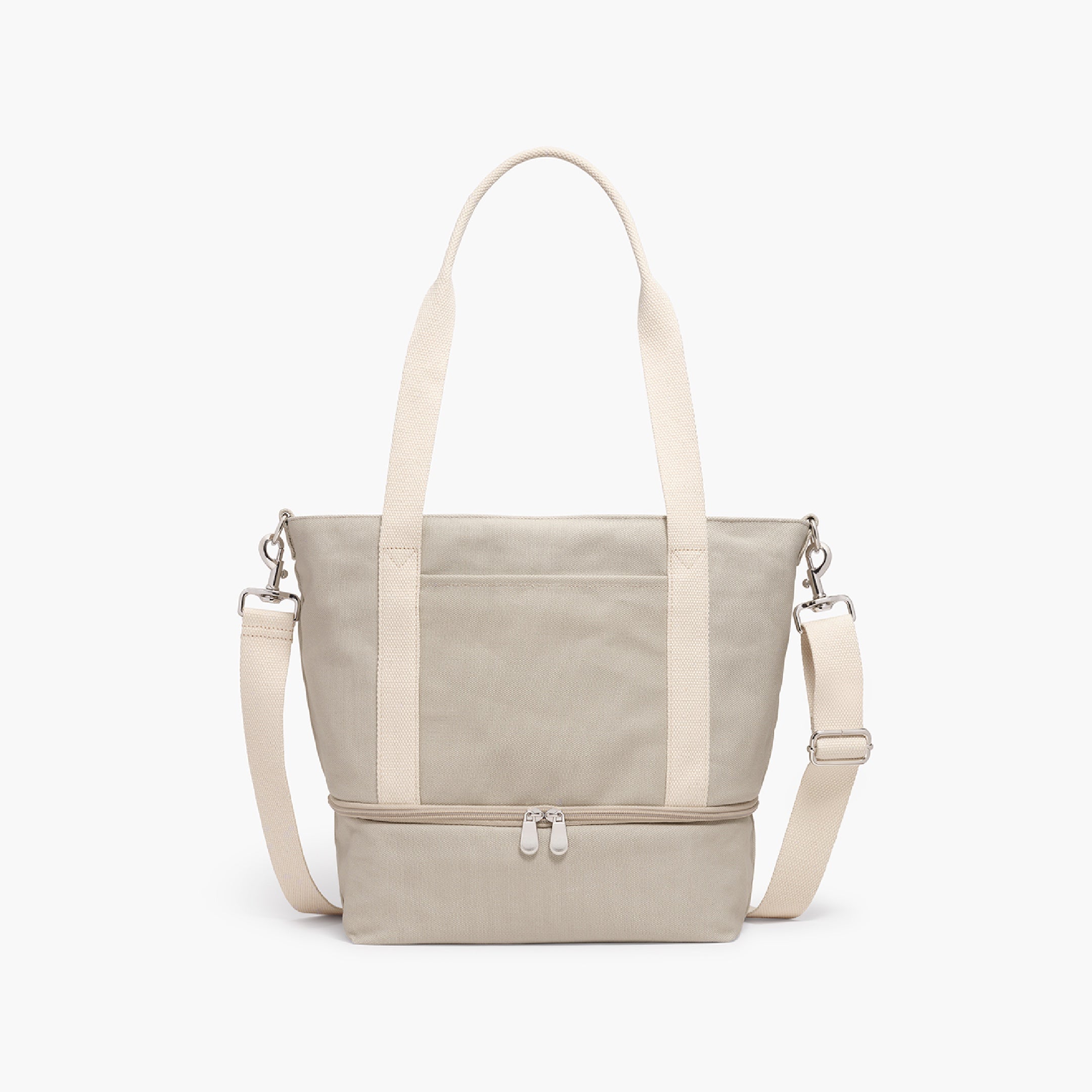 Catalina Day Tote - Eco Friendly Canvas - Dove Grey
