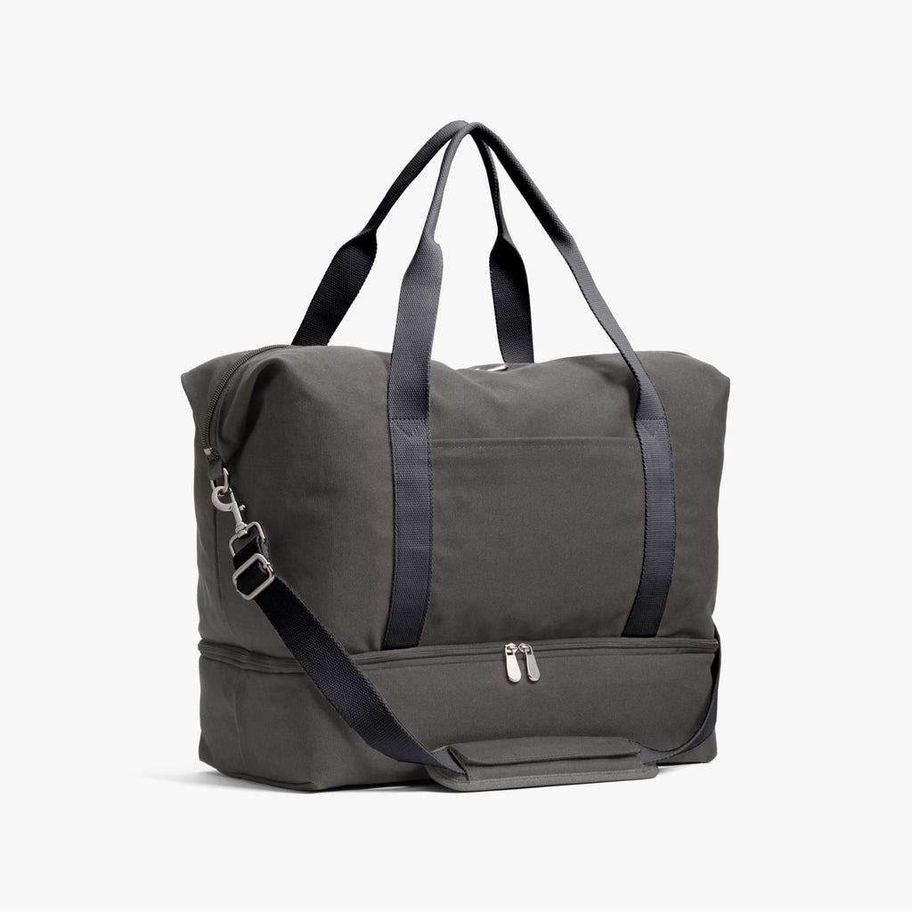 Catalina Deluxe - Weekender & Duffel Bag - Grey Organic Canvas – Lo & Sons