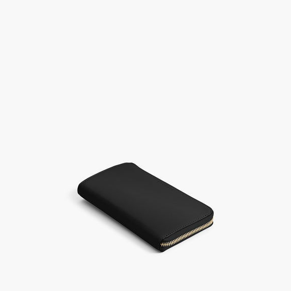 The Small Wallet - Cactus Leather - Black / Gold / Lavender – Lo & Sons