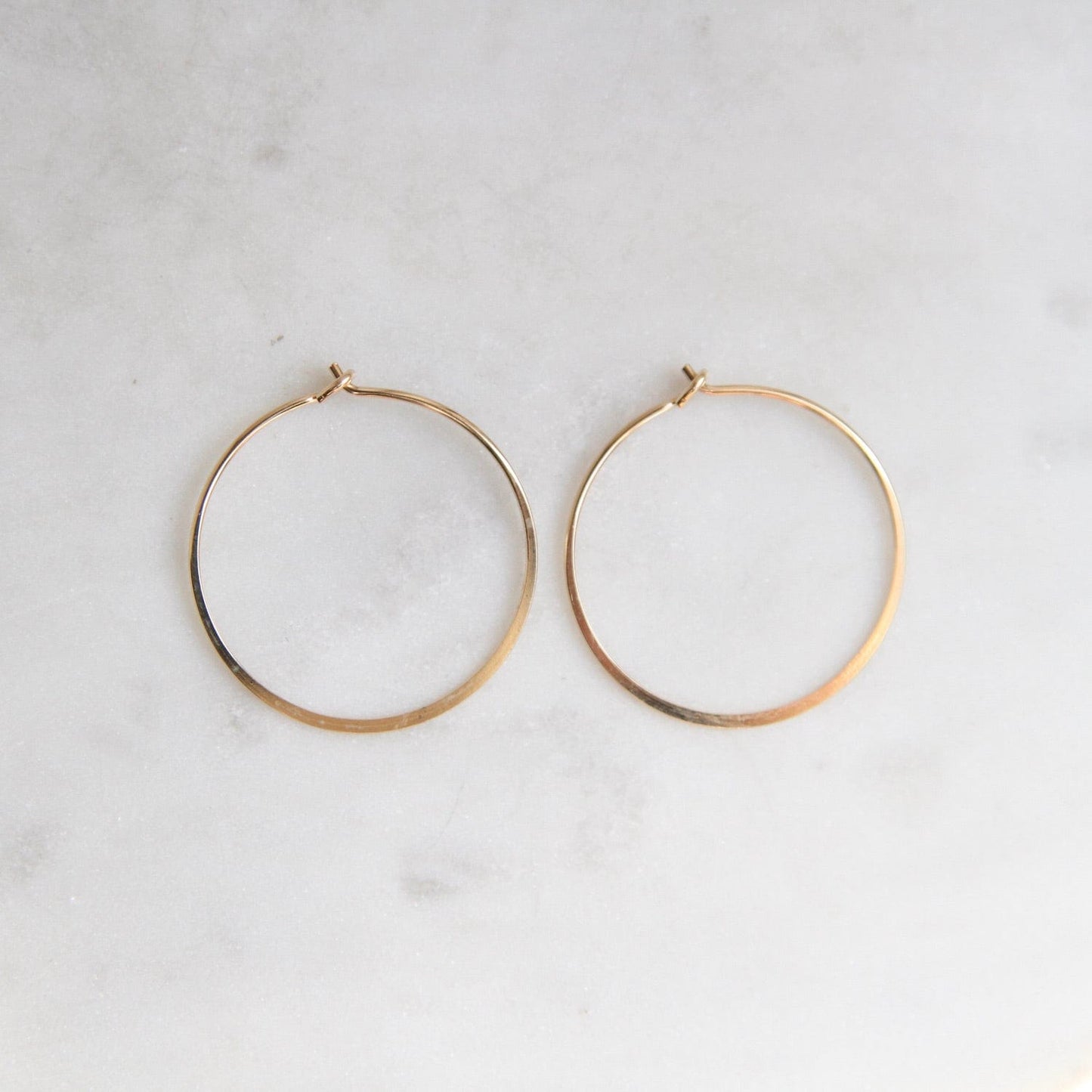 Thin 10mm Gold Filled Infinity Hoop – Dandelion Jewelry