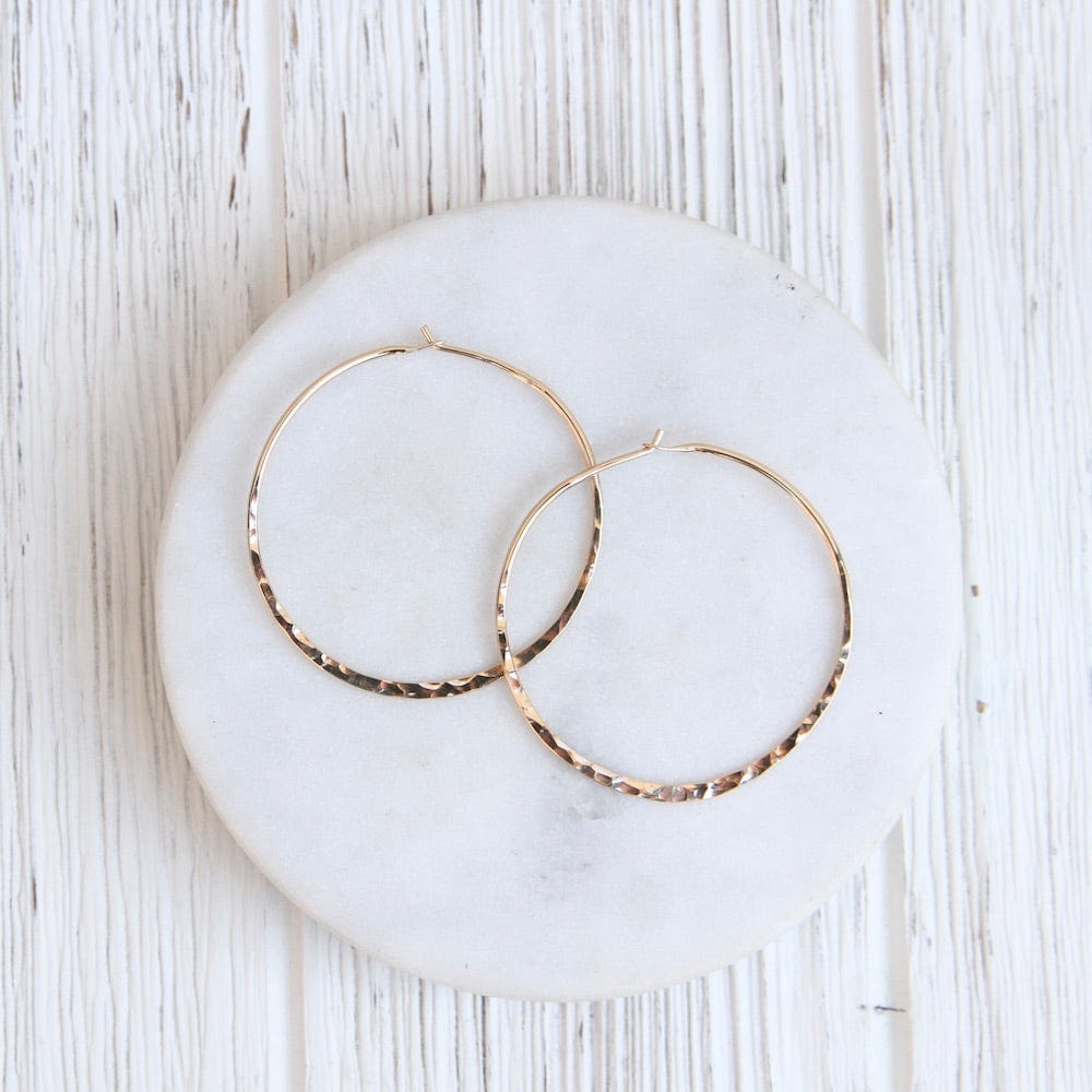 Thin 10mm Gold Filled Infinity Hoop – Dandelion Jewelry