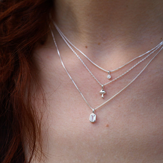 Exquisite Double Layer Water Drop Silver Layered Necklace With Shiny Zircon  Pendant 925 Sterling Silver Collar Chain For Women Perfect Party Gift X0810  From Brand_official_01, $4.72 | DHgate.Com
