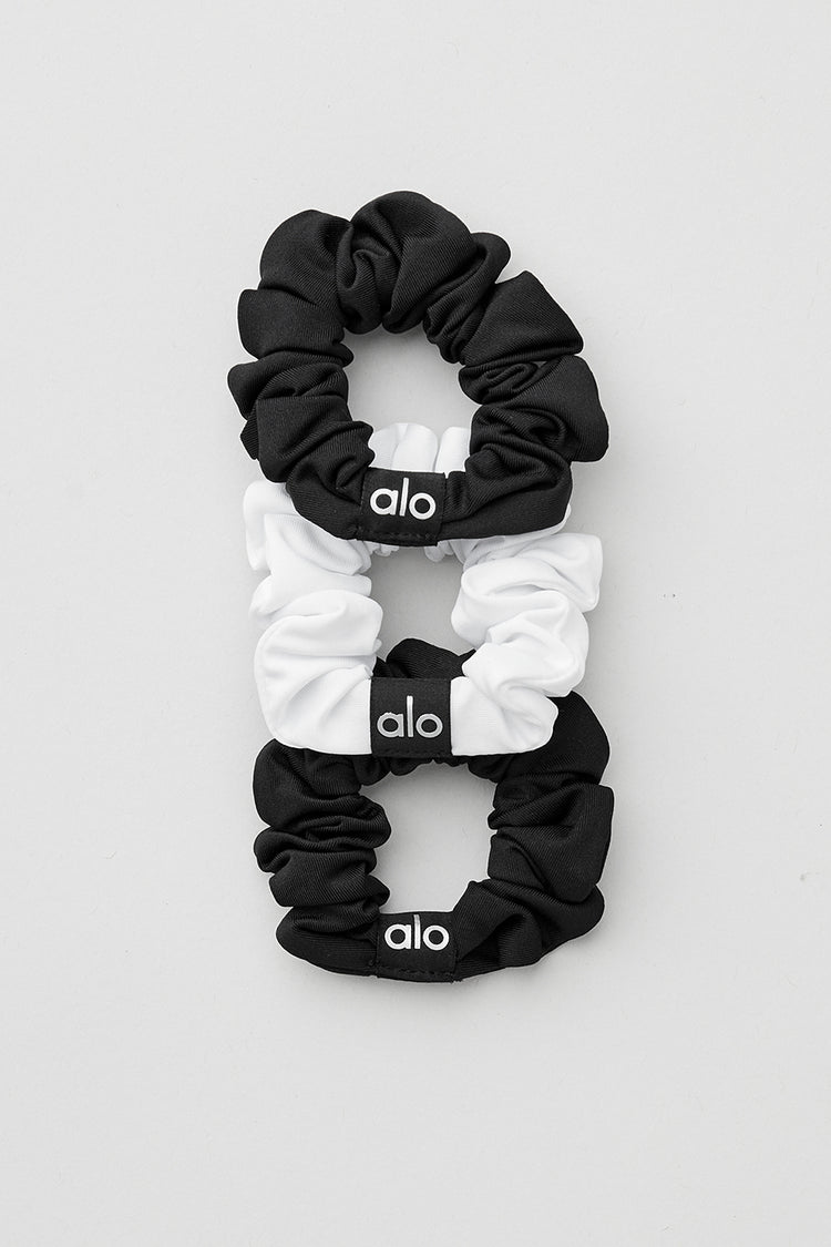 Alo Hair Tie - Black/White