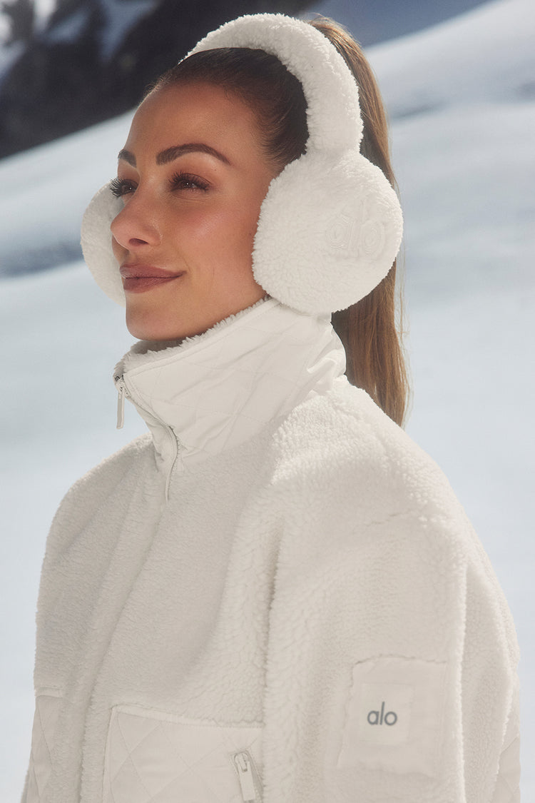 Sherpa Ear Muffs - Ivory