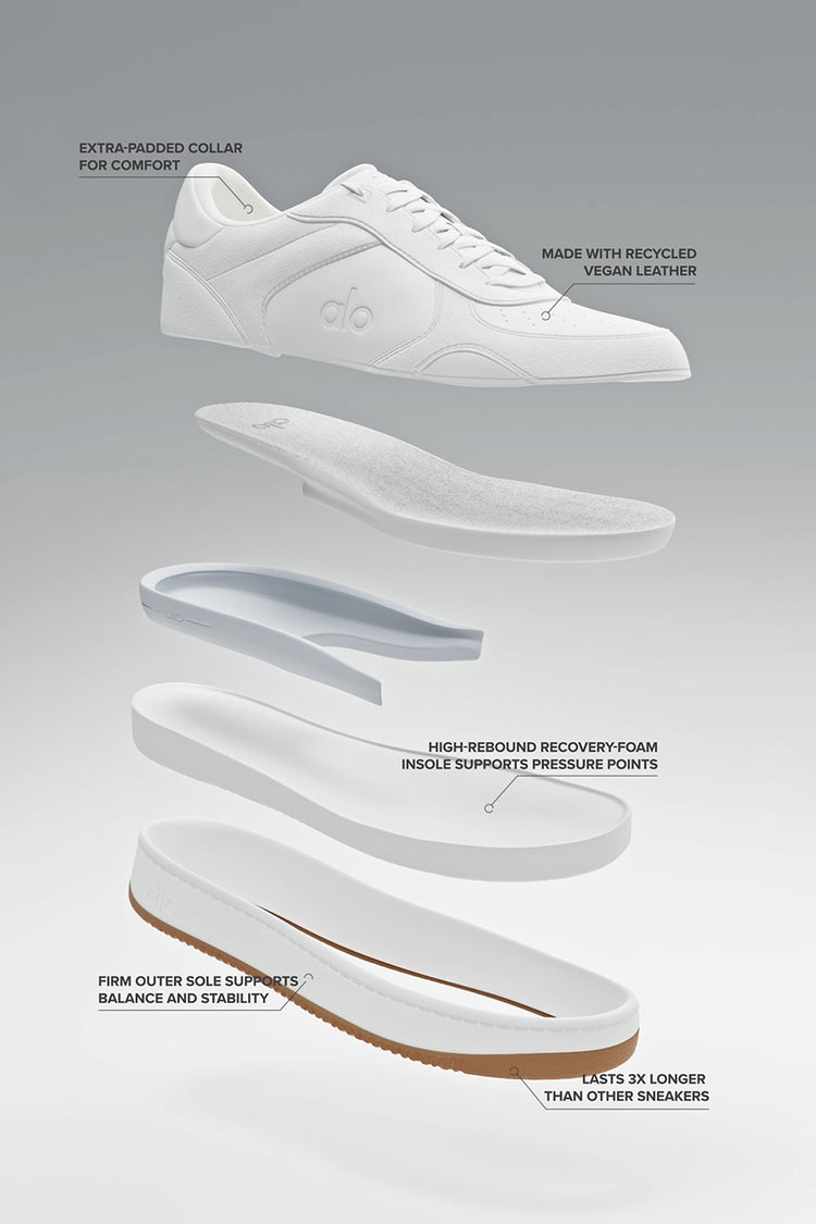 Alo Yoga | Alo x 01 Classic Shoes in Natural White/Gum, Size: 13M/14.5W