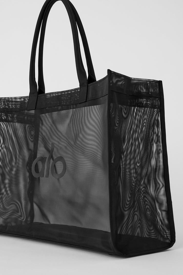 Sheer Tote Bag - Black