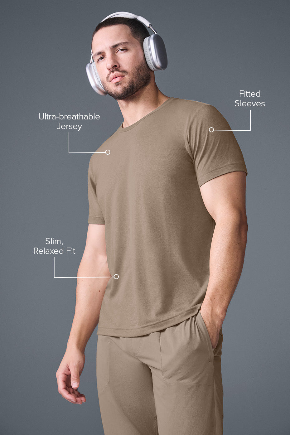 Triumph Tee - Gravel