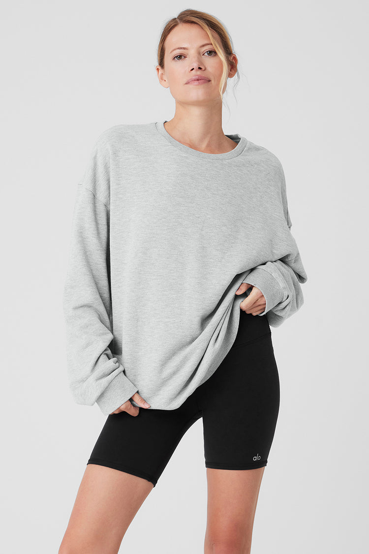Chill Crew Neck Pullover - Athletic Heather Grey
