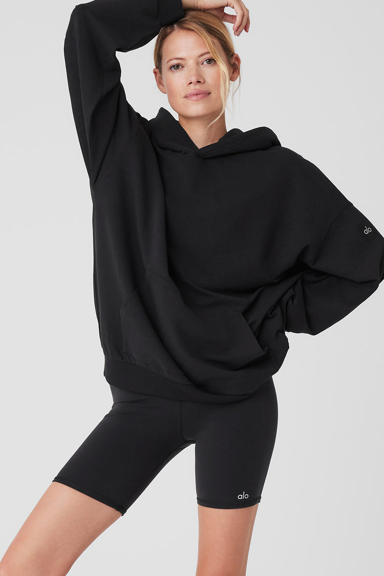 Alo Yoga Women's Black Sweatshirts & Hoodies