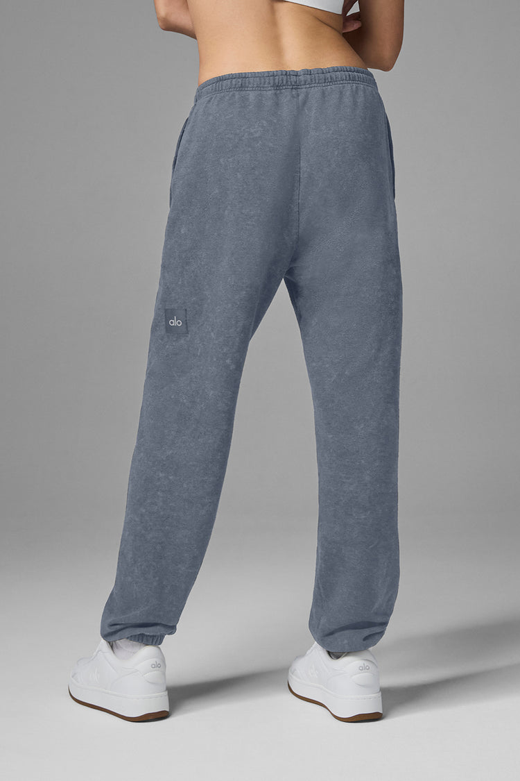 Nova Premium Fleece relaxed sweatpants in Vintage Ice Blue