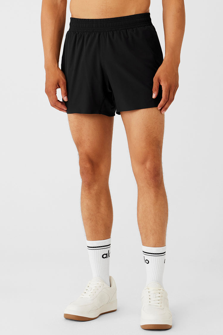 Nylon Half Court Shorts - Black