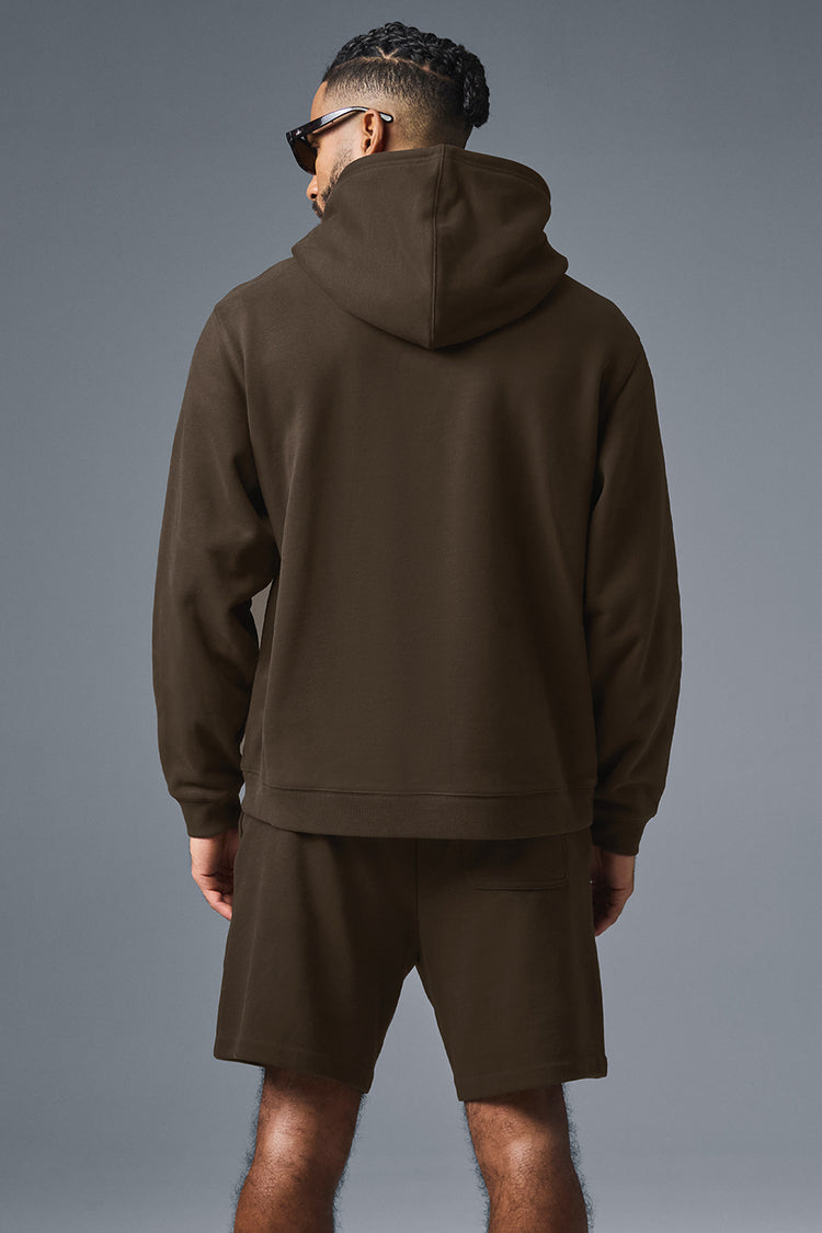 alo Accolade Hoodie in Espresso