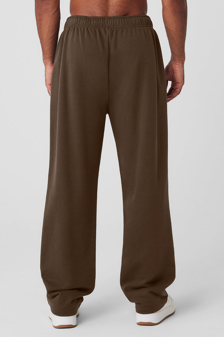 Accolade Straight Leg Sweatpant Brown  Alo Yoga Mens Sweatpants » BRACHET  PLM