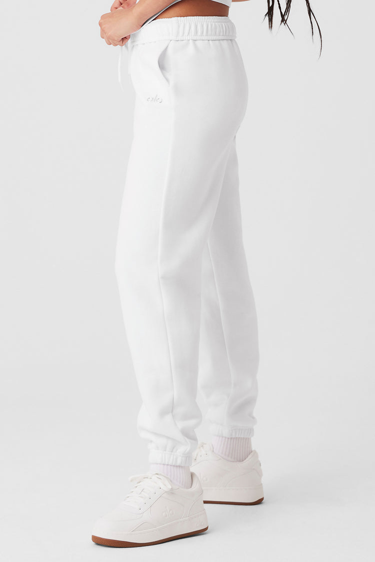 Accolade Sweatpant - White