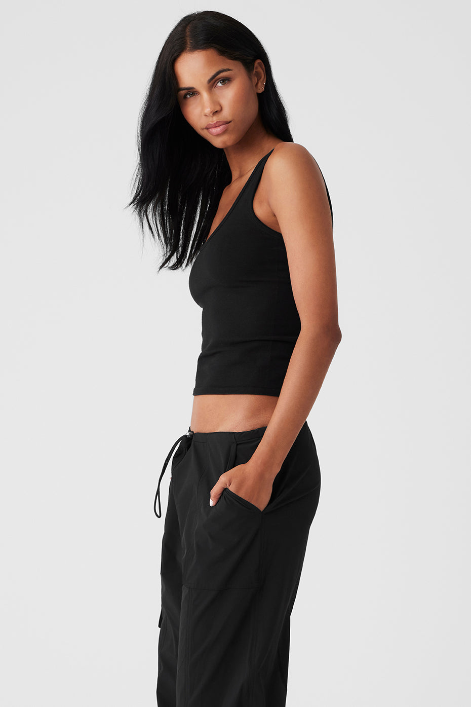 Seamless Chosen Tank - Black