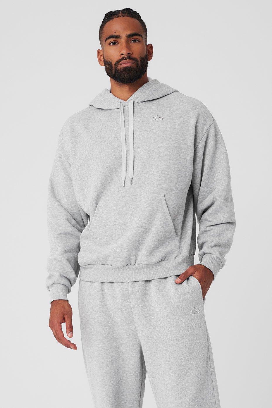 The Conquer Hoodie - Athletic Heather Grey