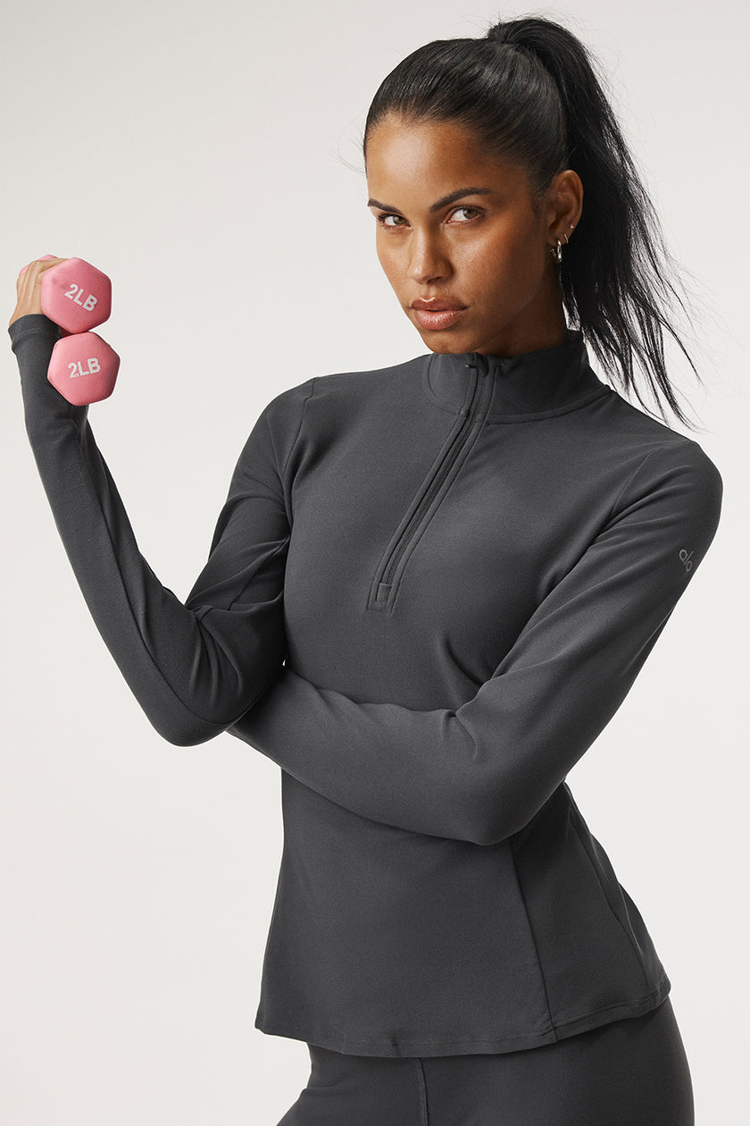 Alosoft Finesse Long Sleeve, Black - OhmFit Activewear