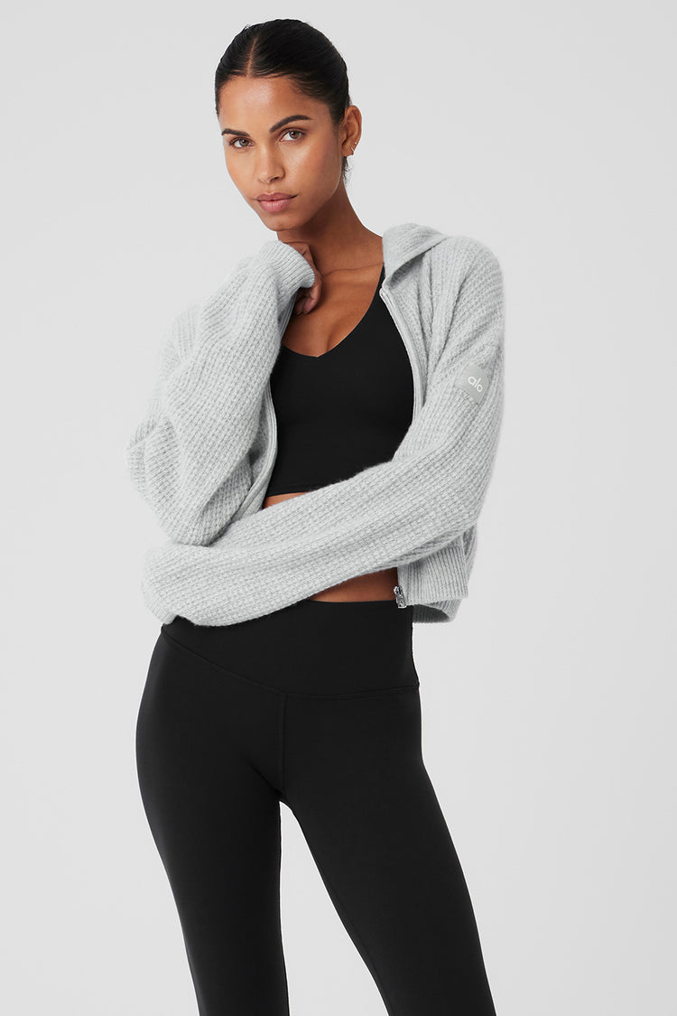 Alo Yoga Accolade Hoodie In Athletic Grey Heather