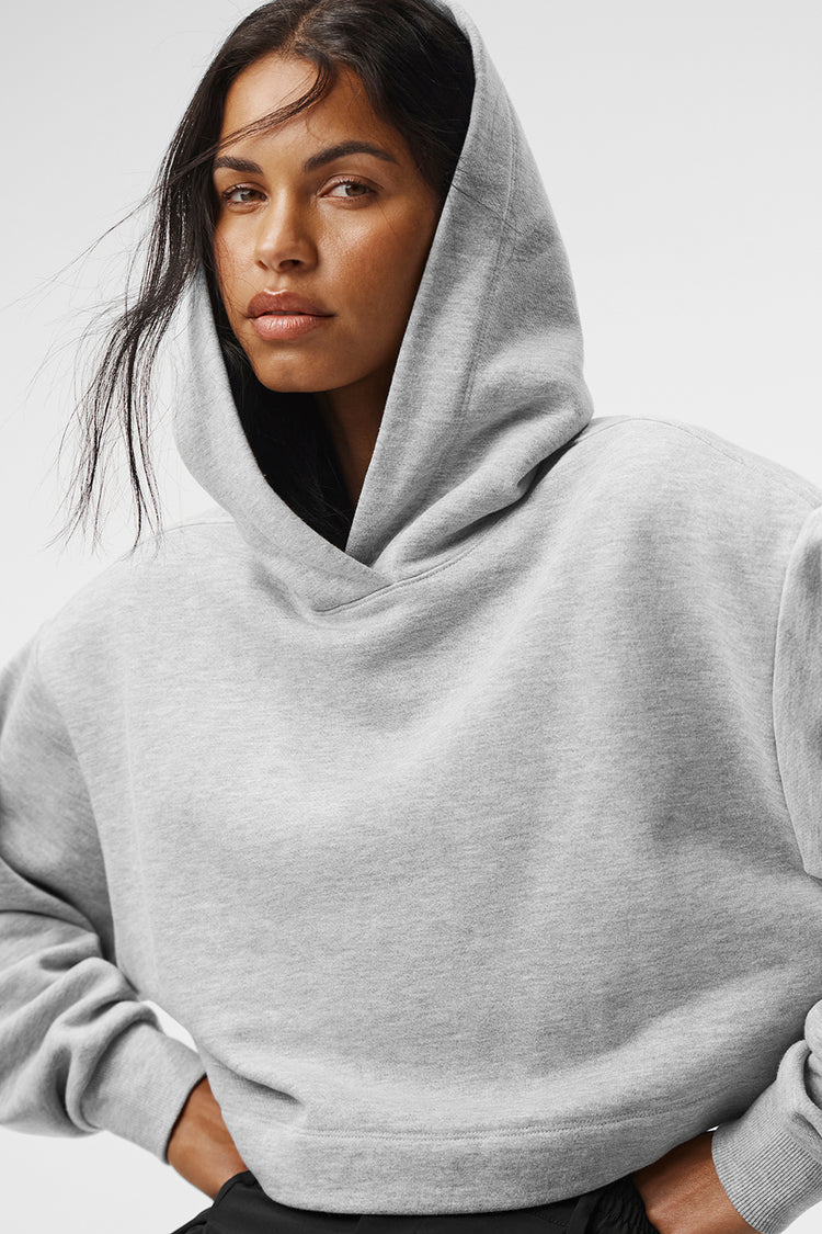 ALO Muse Hoodie Athletic Heather Grey XS : : Clothing, Shoes &  Accessories