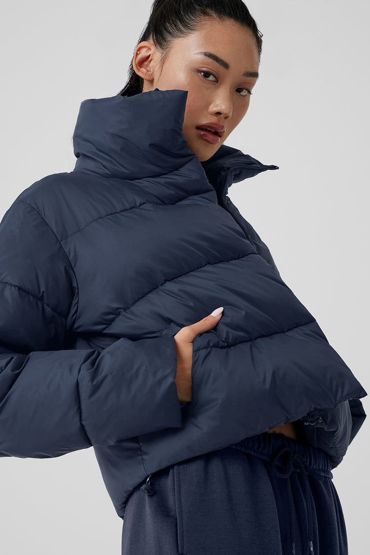 Alo Yoga Gold Rush Puffer Chalk Blue - $179 - From The