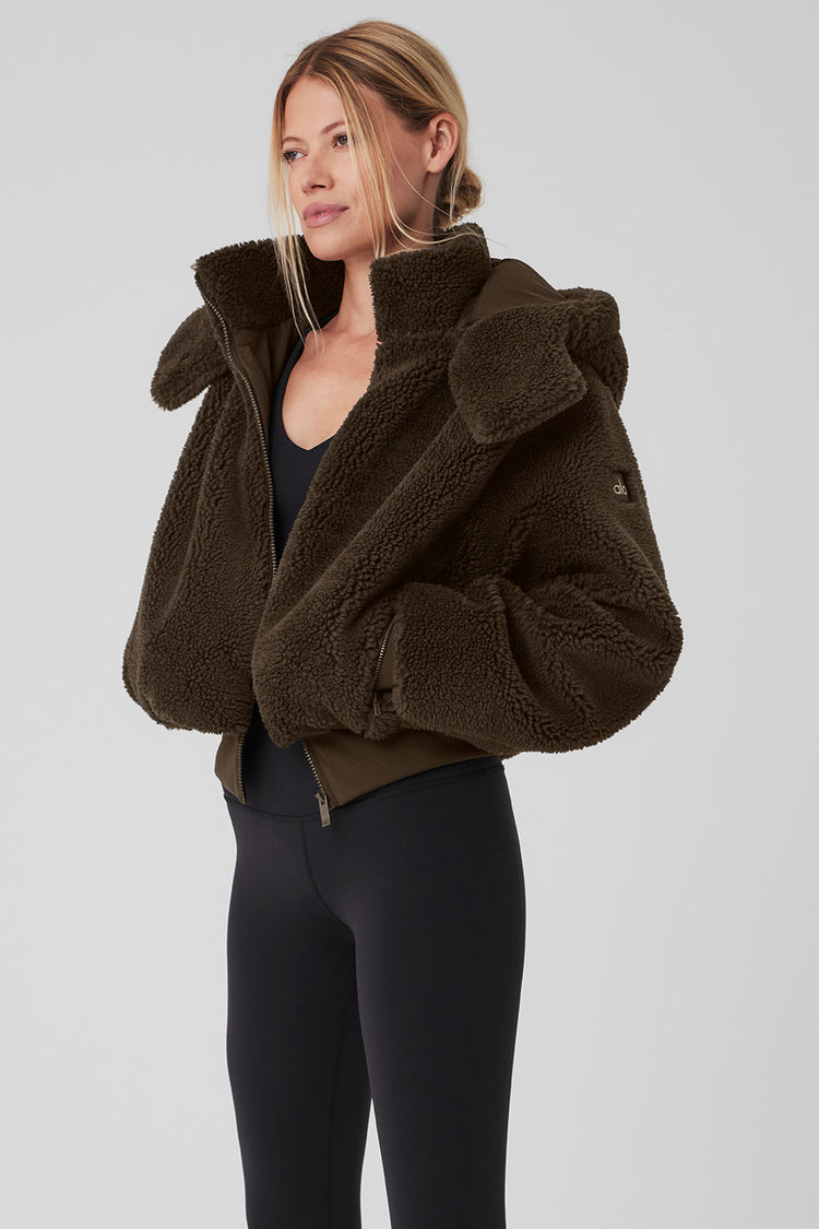 Foxy Sherpa Jacket curated on LTK  Sherpa jacket outfit, Sherpa hoodie  outfit, Sherpa jacket