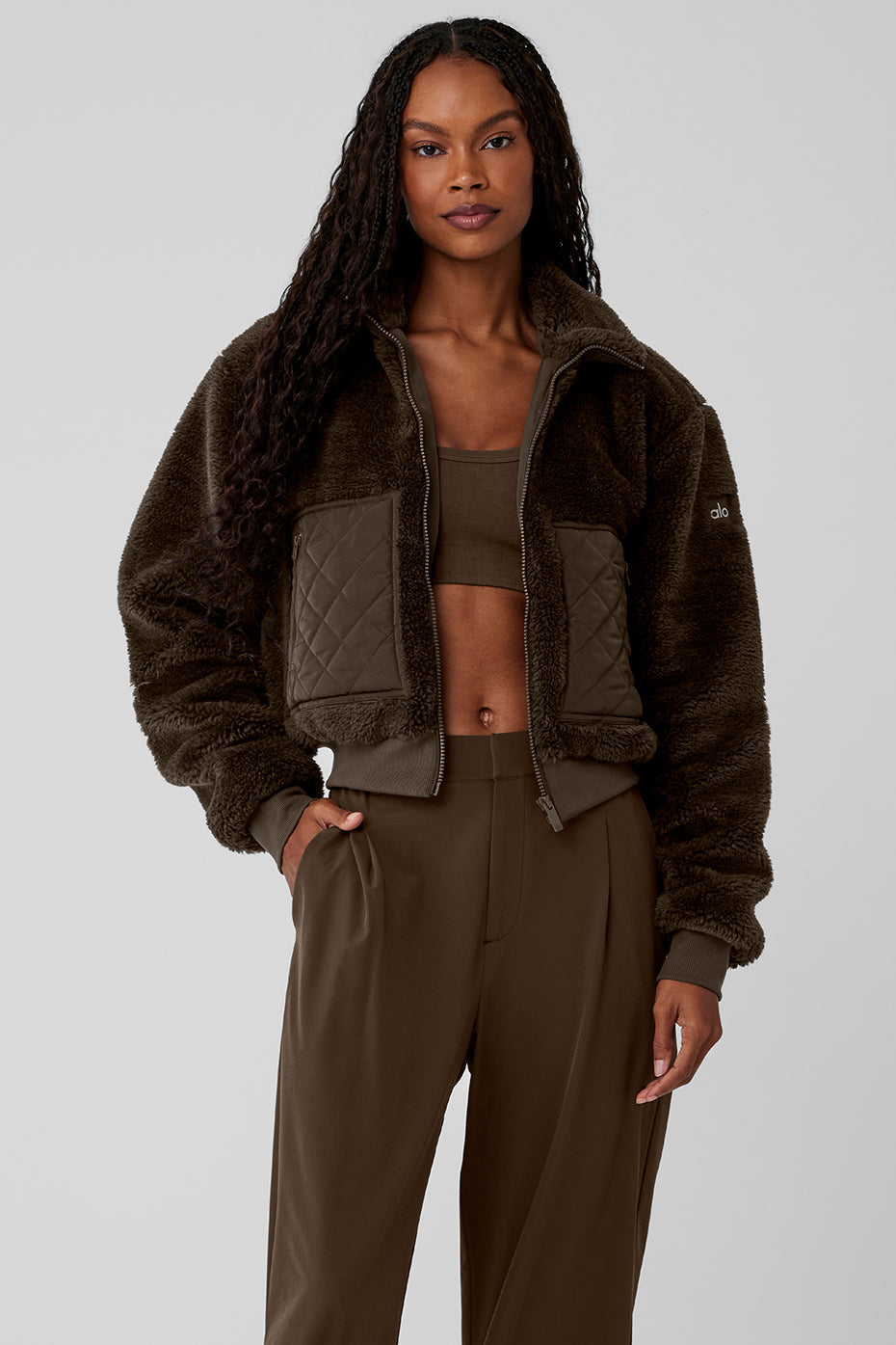 ALO Yoga, Jackets & Coats, The Knockout Faux Fur Jacket