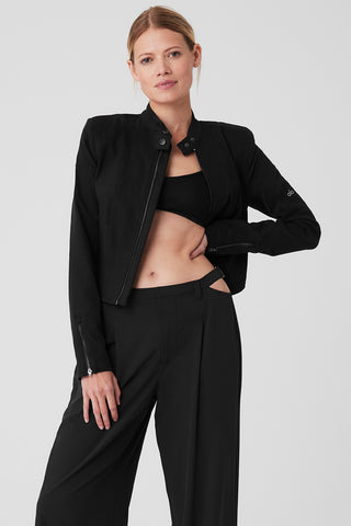 Legend Jacket in Black by Alo Yoga