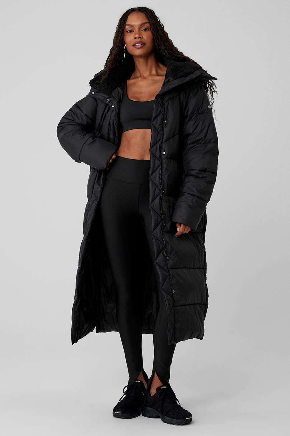 Faux Fur Foxy Jacket - Black