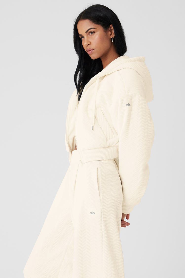 ALO Yoga, Jackets & Coats, Stunner Puffer Jacket Ivory Medium