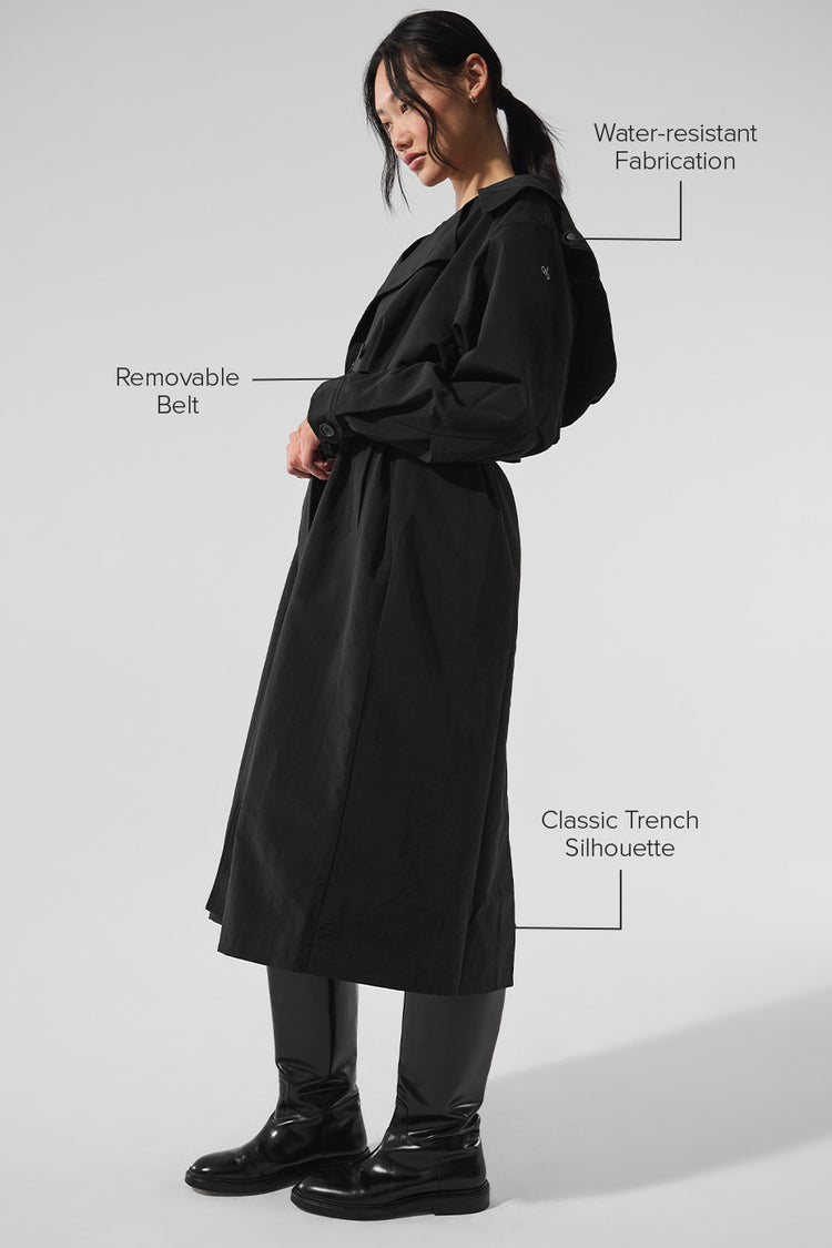 Daybreak Long Coat - Black
