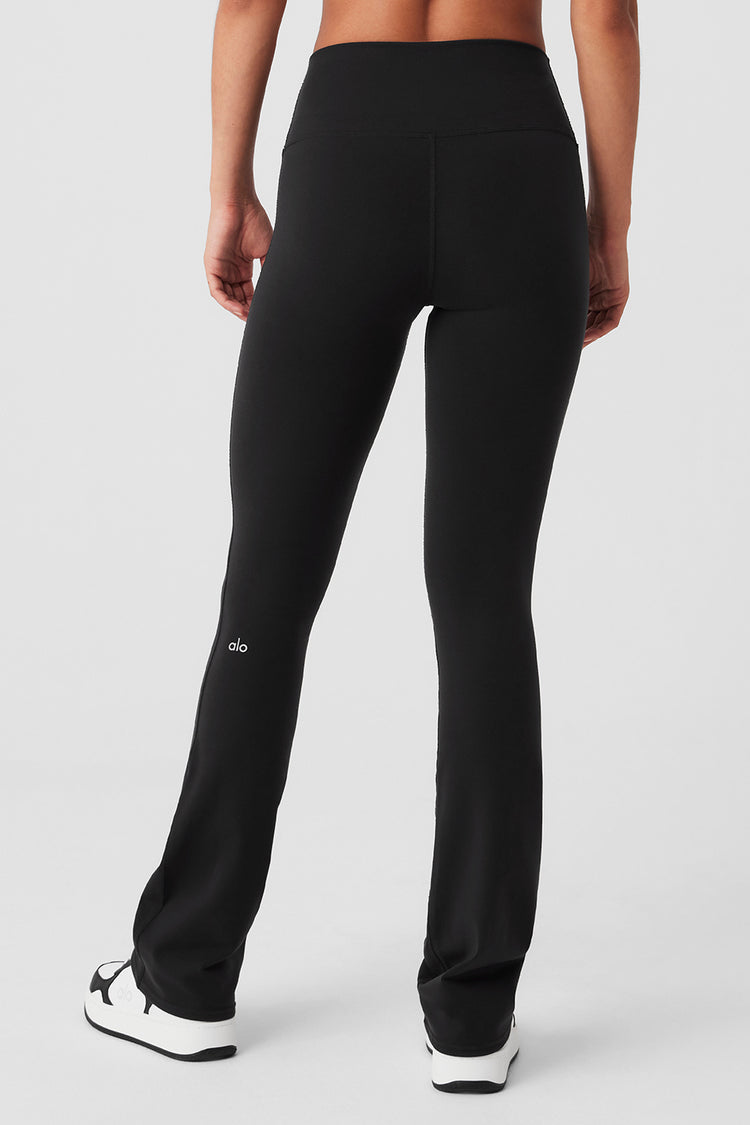 Airbrush High-Waist | Bootcut Alo Yoga Black - Legging