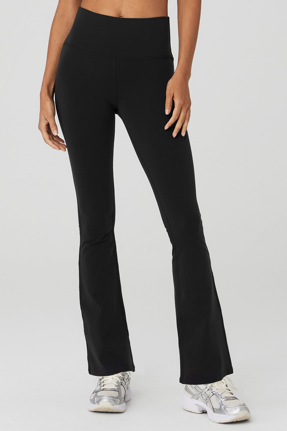 High Waisted Airbrush Capri - Black