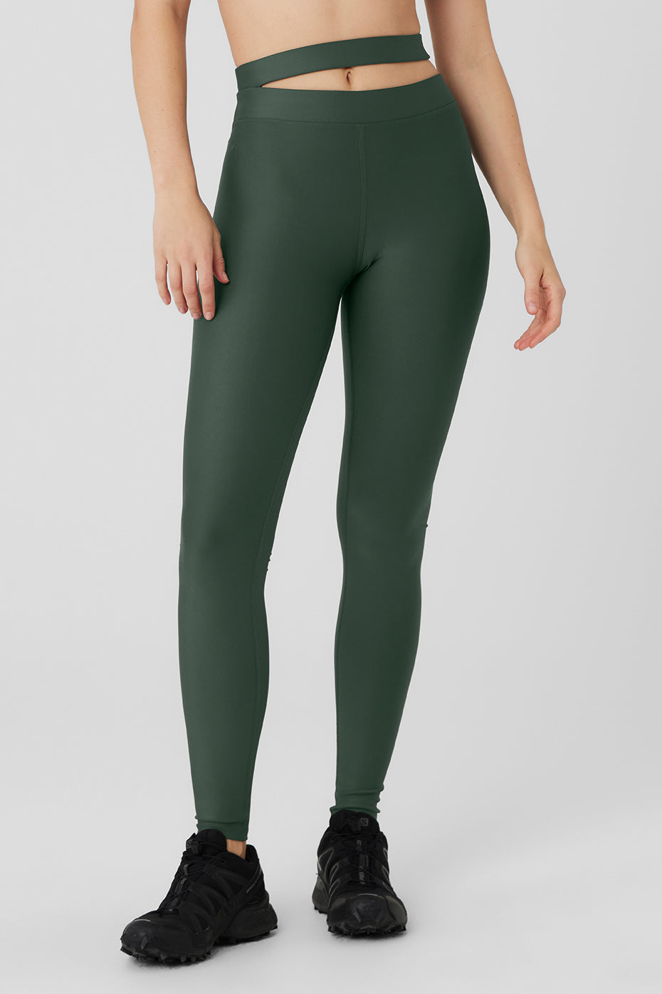 Alo Yoga Army Green Elation Flare Pants Size M - $85 - From Callista