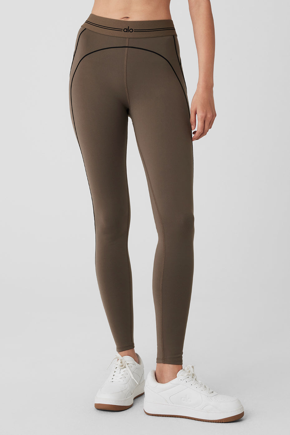 7/8 High-Waist Airlift Legging - Olive Tree