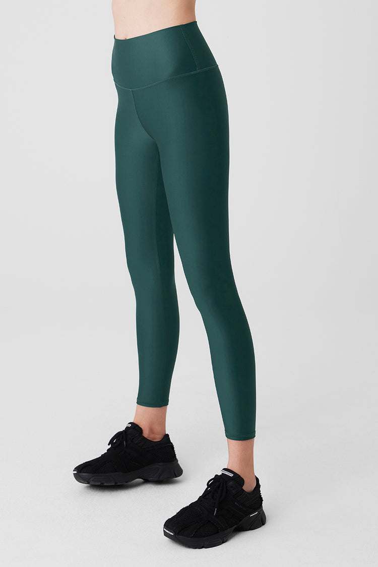 alo Airlift 7/8 High Waist Legging in Anthracite, Black. Size L (also in  M, S, XS).