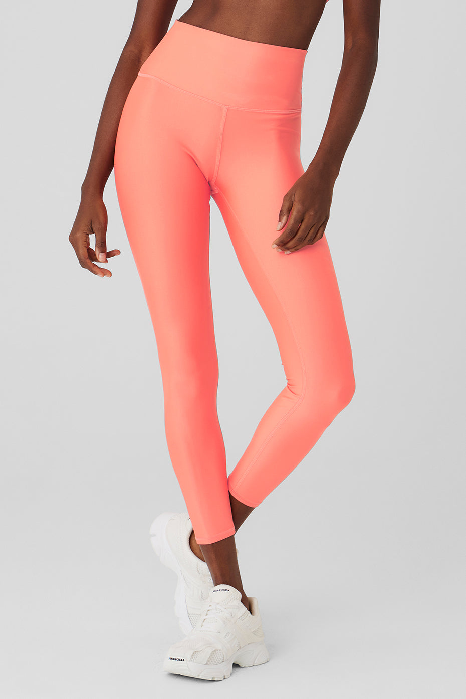 Alo Yoga Neon Pink Alo 7/8 HIGH-WAIST CHECKPOINT LEGGING Size XXS - $25  (72% Off Retail) New With Tags - From Erika