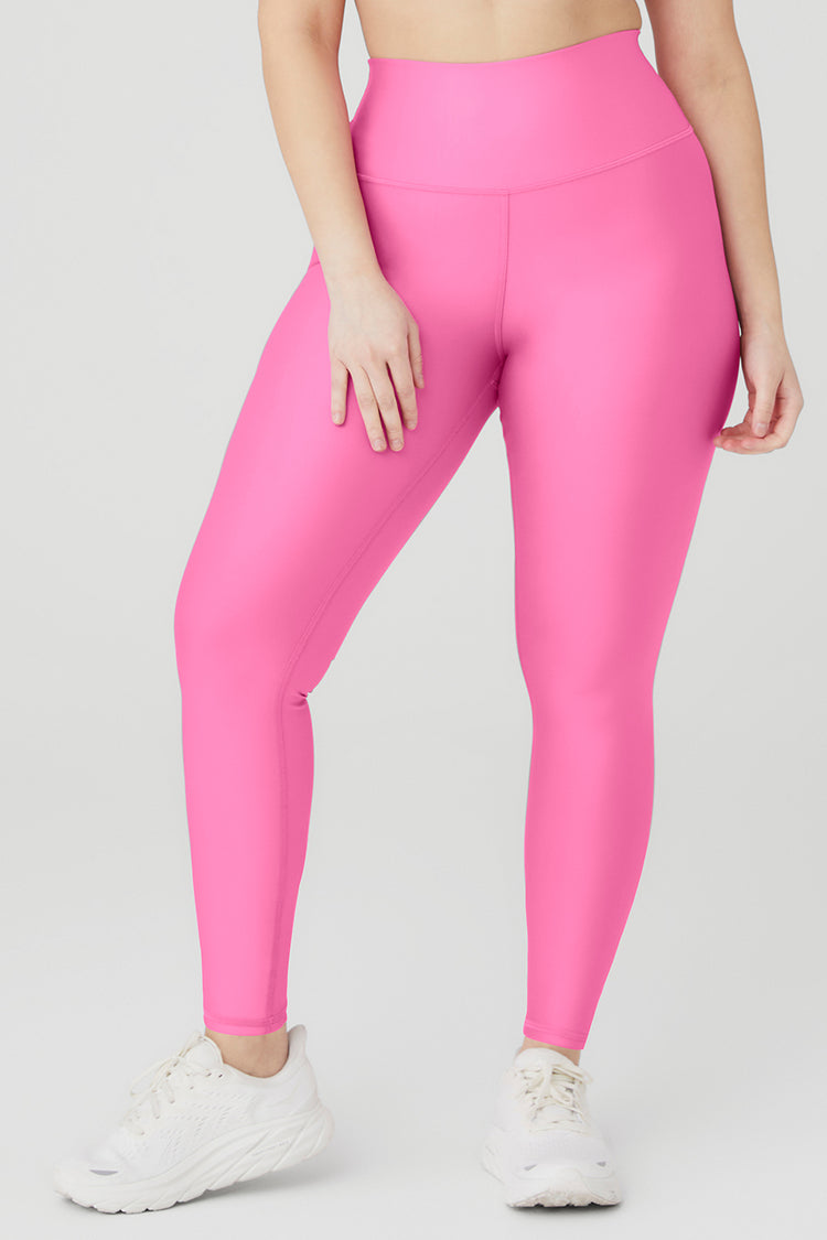 Alo Yoga High-Waist Moto Legging - Macaron Pink - Size XS - Nylon Spandex /  Glossy