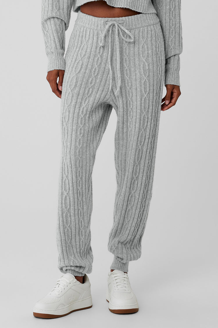 1.STATE Cable Knit Jogger Pants
