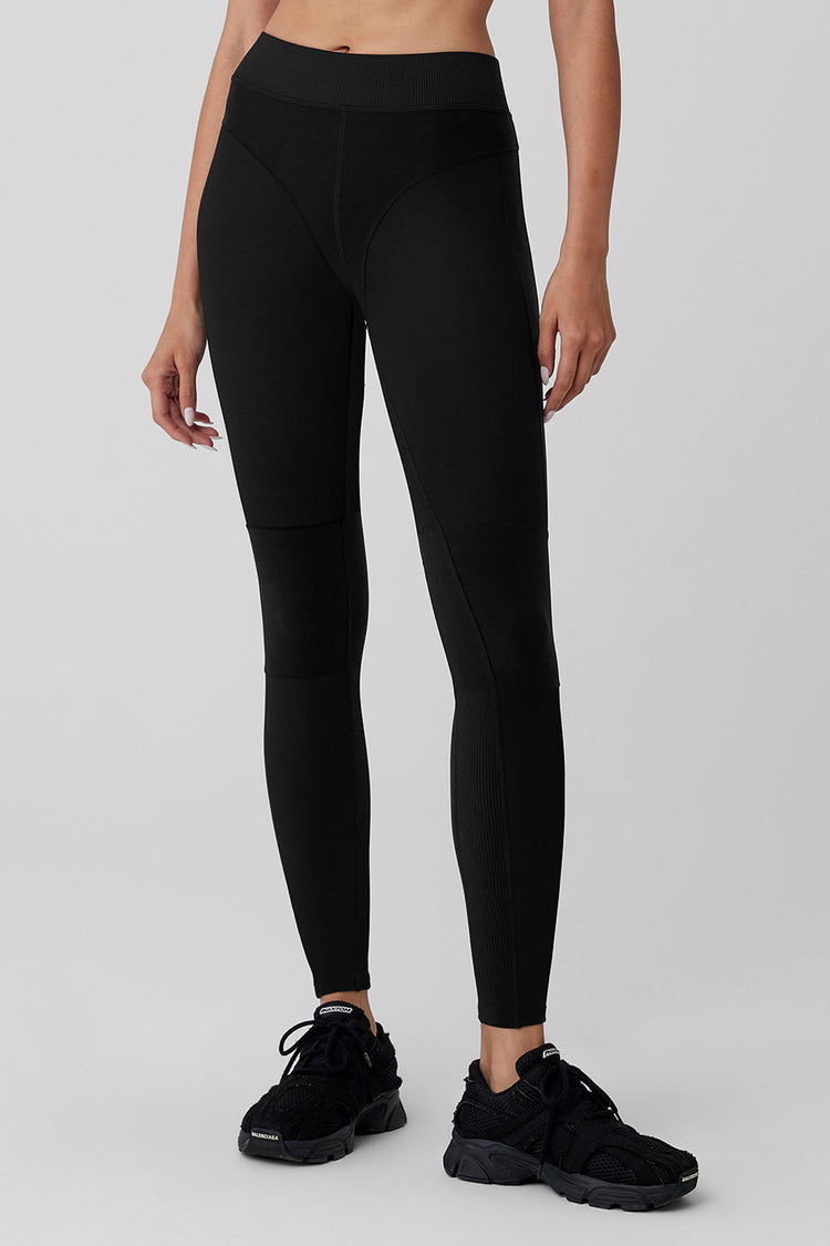 The New Everyday Black Legging | seamless high waistband, buttery soft  cotton material