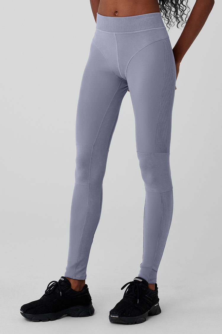 Alosoft High-Waist Head Start Legging - Fog | Alo Yoga