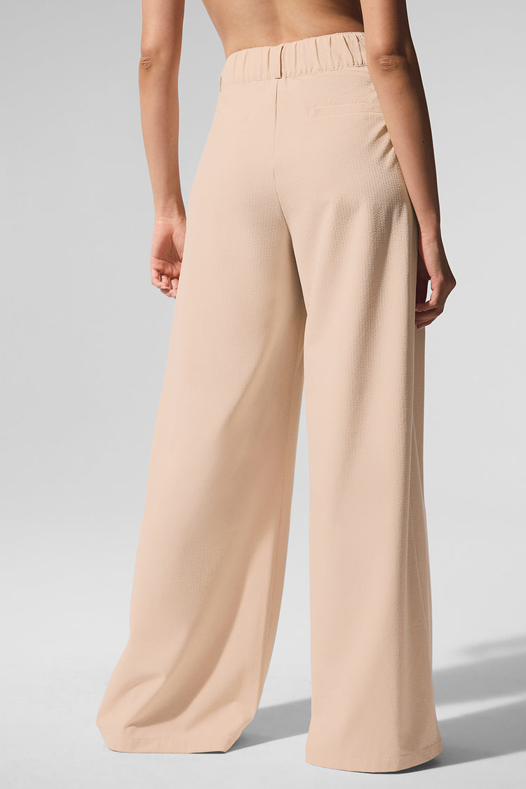 High-Waist Dreamscape Trouser (Regular) - Macadamia | Alo Yoga