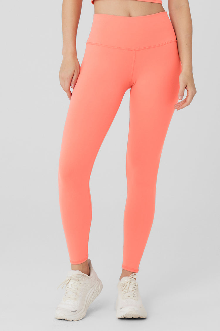 7/8 High-Waist Airbrush Legging - Candy Orange