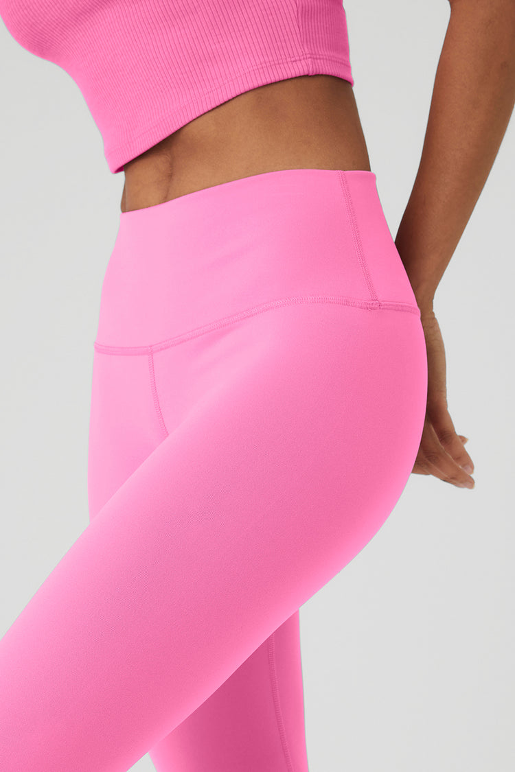 Alo Yoga Airbrush High-Waisted 7/8 Flutter Leggings | Neiman Marcus