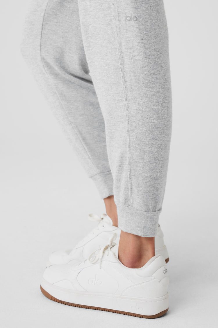 Accolade Straight Leg Sweatpant in Athletic Heather Grey by Alo Yoga