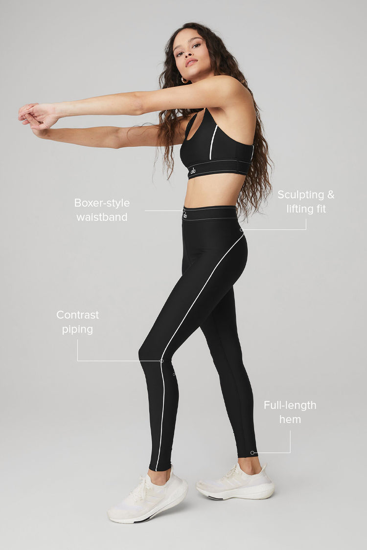 ALO Yoga, Pants & Jumpsuits, Alo Yoga Interlace Legging In Black Size Xs