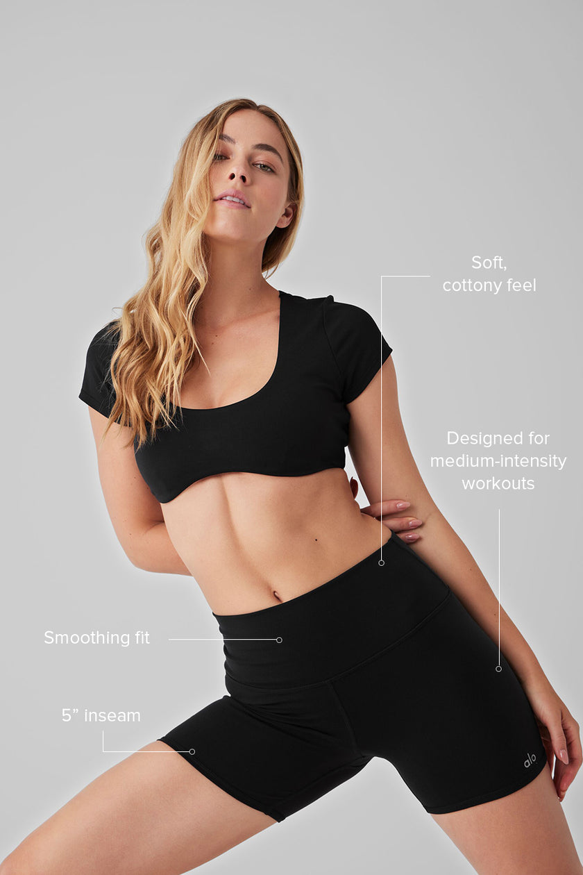 Lu Yoga Shorts Suit Align Womens Sports Seamless High Waist 4 Point Pants  Running Fitness Gym Underwear Workout Short Leggings F2117 From  Victor_wong, $19.77